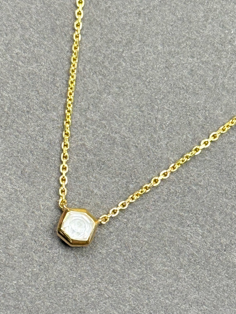 Kendra Scott Davie 18k Vermeil Gold Pendant Necklace in Rock Crystal